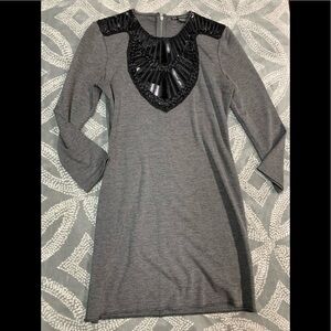 Armani exchange gray knit dress S‎